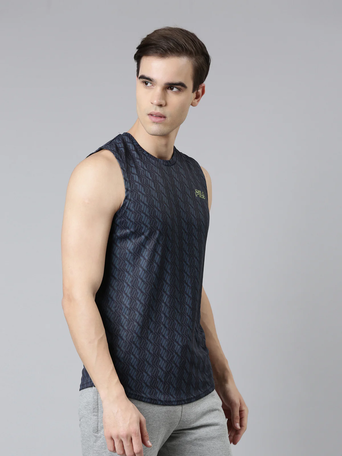 Fila Black Porter Men's Tank Top - Image 4