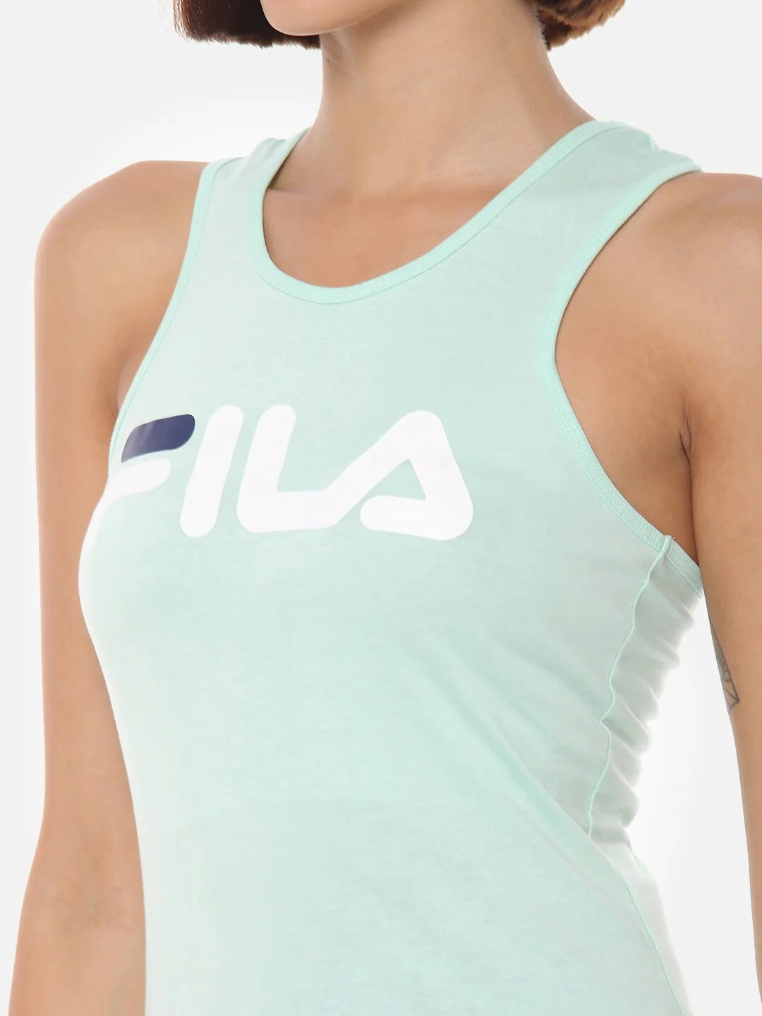 Fila Black Daisy Women's Logo Tank Top - Image 2