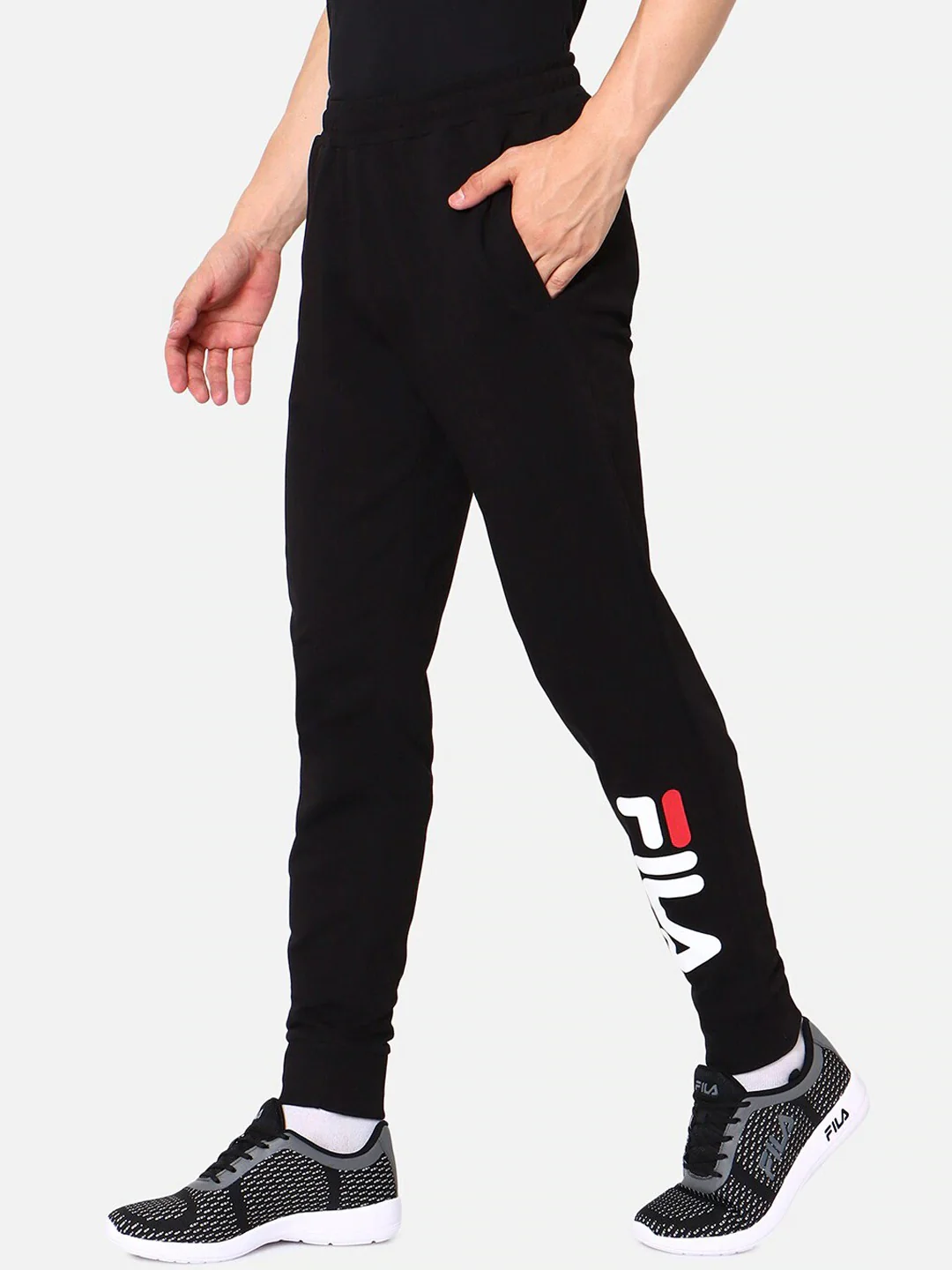 Fila Black Manakin Men's Logo Jogger - Image 3