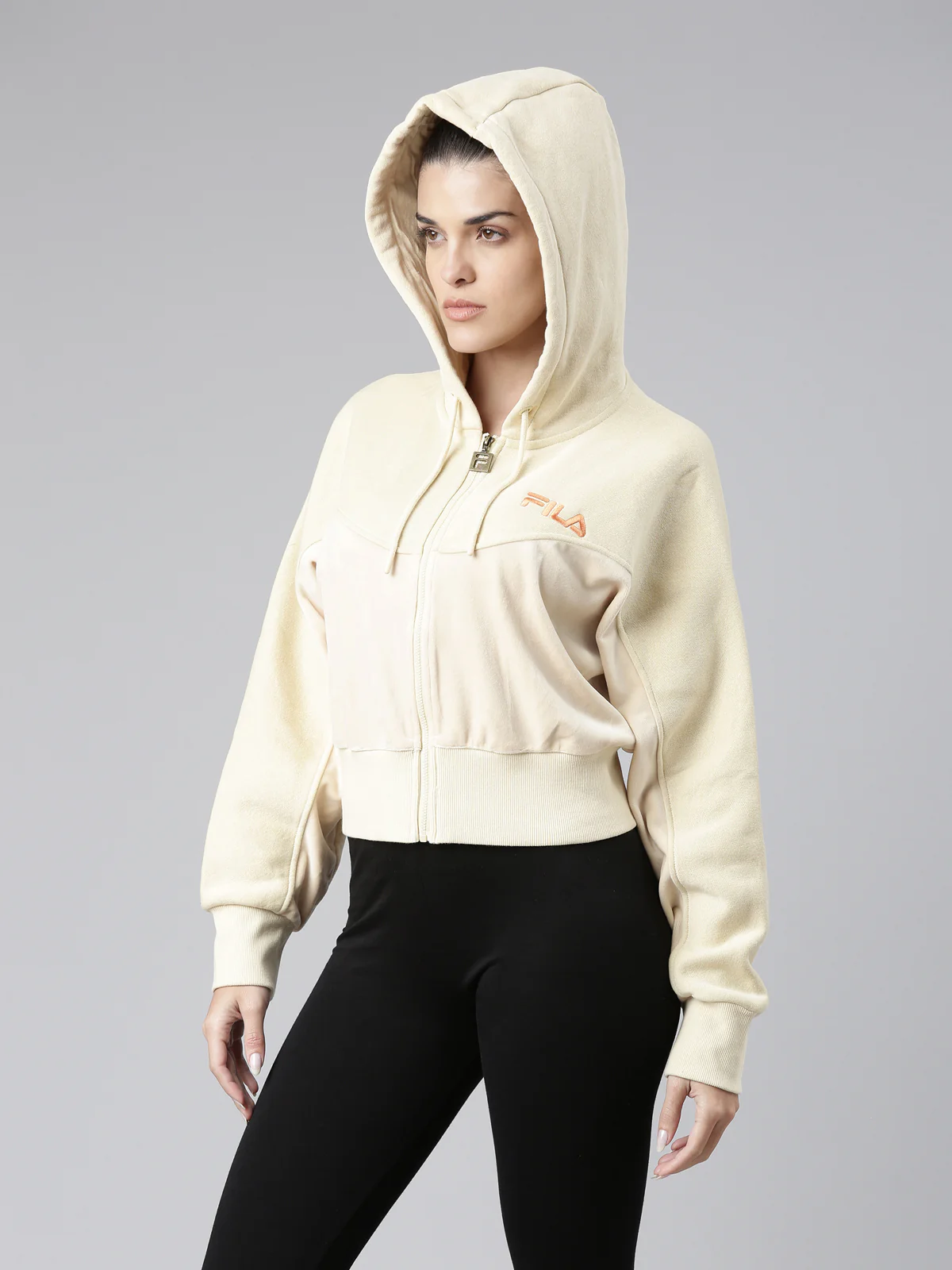 Fila Orange Serenella Women's Hoodie - Image 3