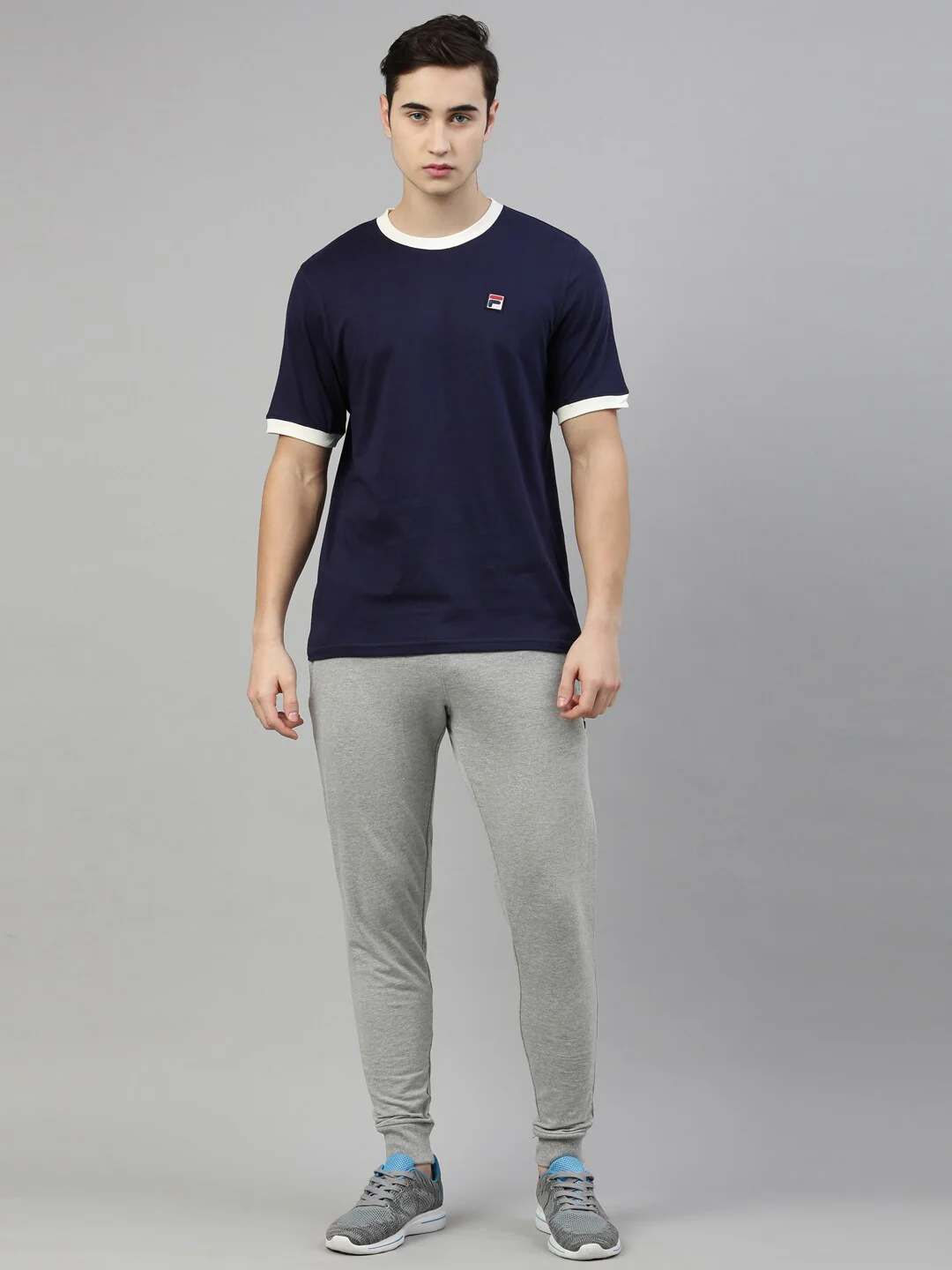 Fila Red Marconi Men's Logo T-Shirt - Image 5