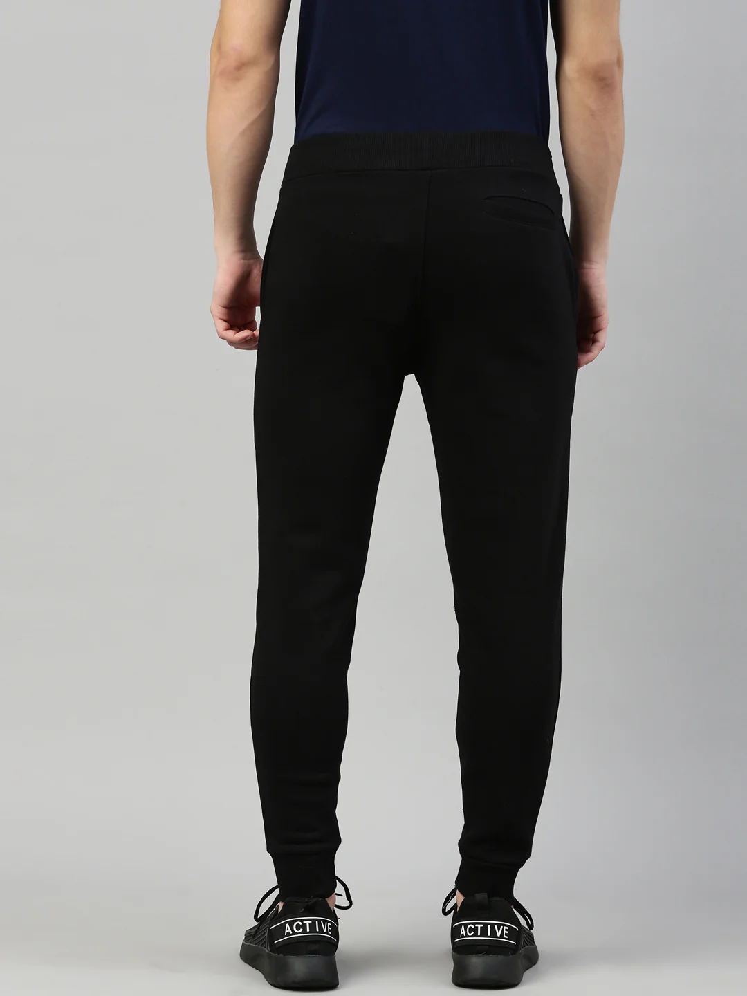 Fila Black Crain Men's Cuffed Jogger - Image 4