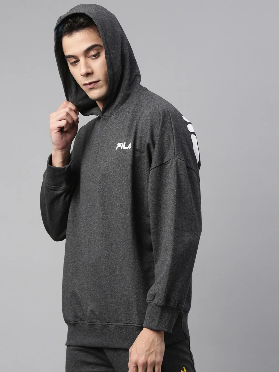 Fila Red Paula Men's Hoodie - Image 4