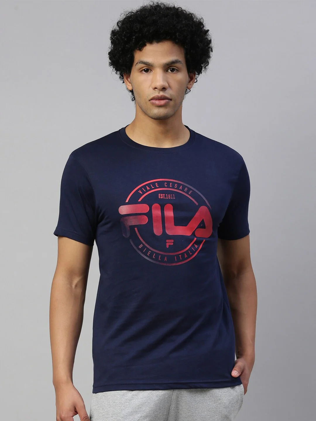 Fila White Easton Men's Logo T-Shirt - Image 2