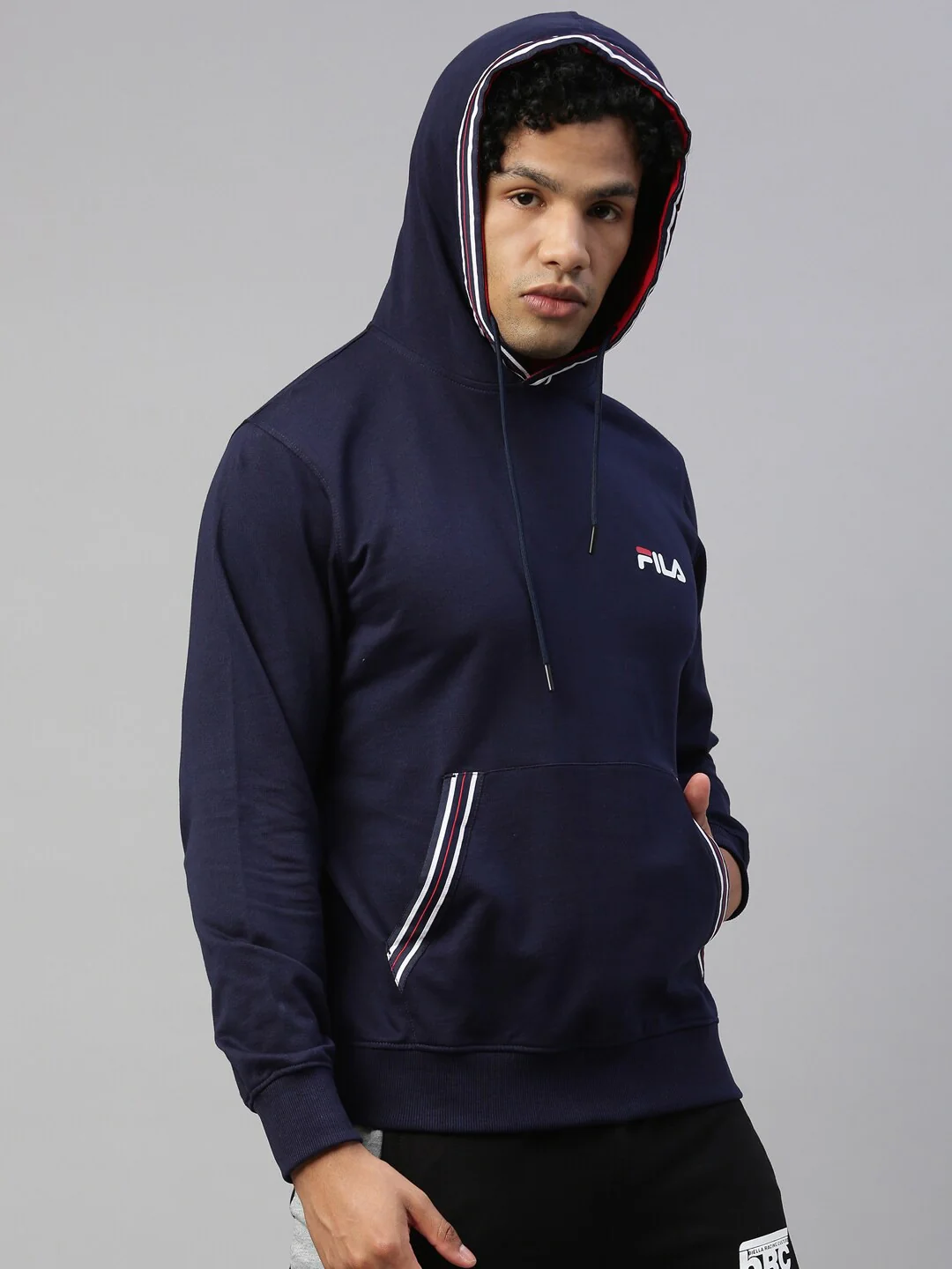 Fila Peacoat Bravo Men's Hoodie - Image 5