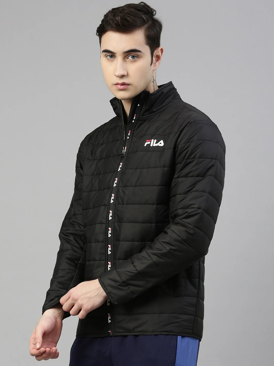 Fila Peacoat Tatum Men's Quilted Jacket - Image 4