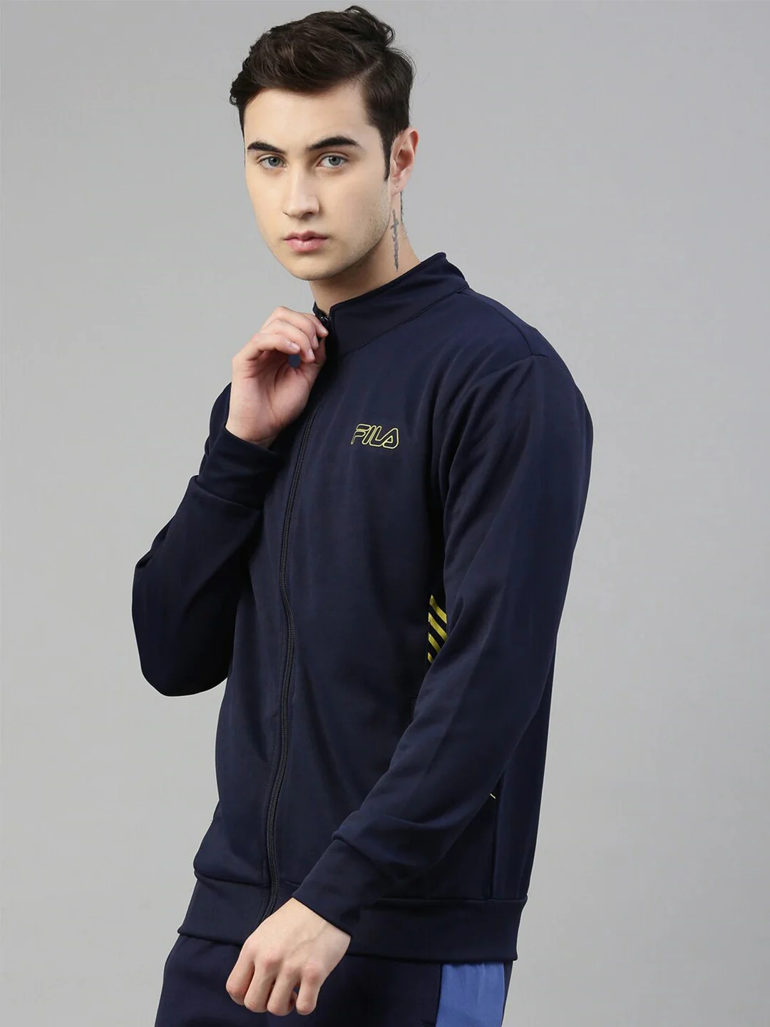 Fila Black Orlando JKT Men's Track Jacket - Image 3