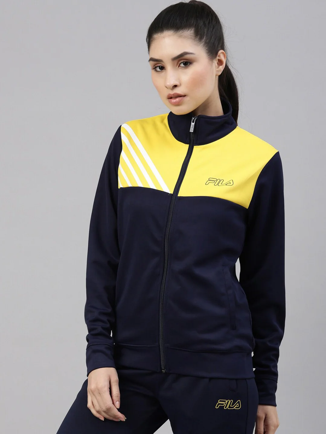 Fila Peacoat Shirley JKT Women's Cut and Sew Track Jacket - Image 4