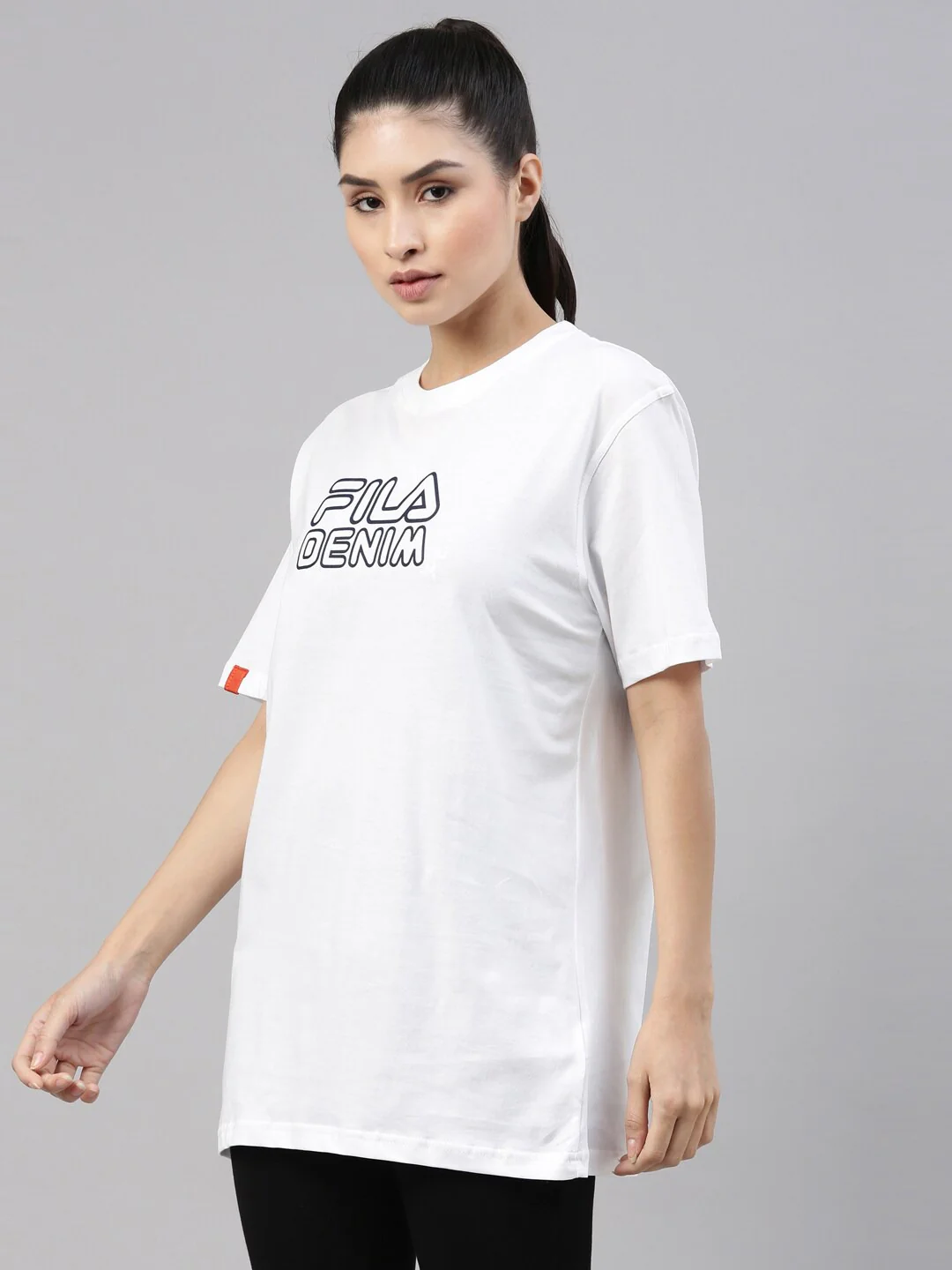 Fila Black Tamurel 1 Women's Logo T-Shirt - Image 3