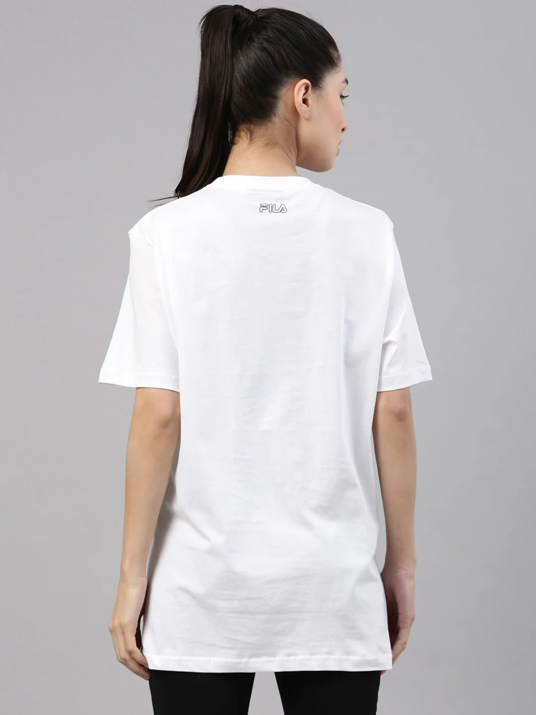 Fila Black Tamurel 1 Women's Logo T-Shirt - Image 4