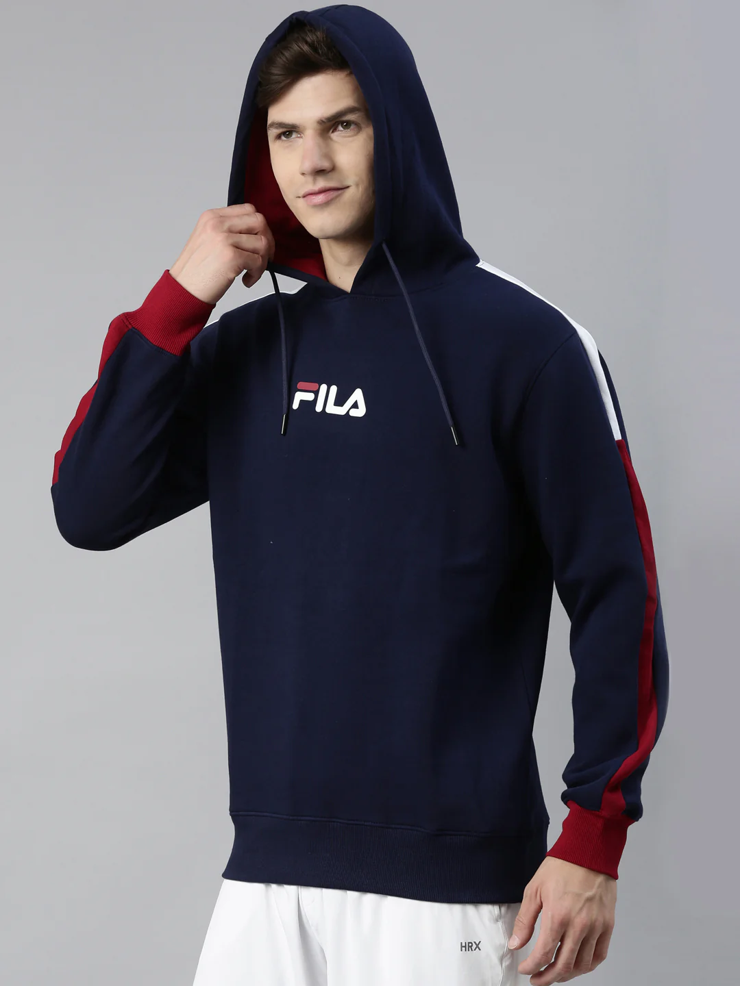 Fila Red Zacklin Men's Hoodie - Image 2