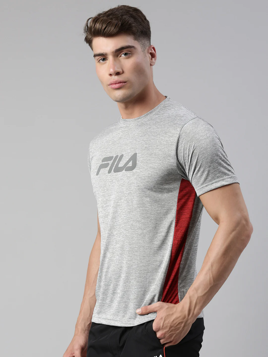 Fila Black Madal Men's Graphic T-Shirt - Image 3