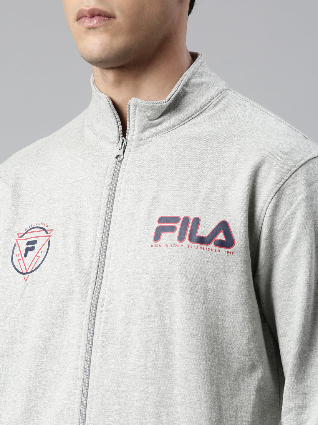 Fila Black Faiz Men's Sweat Jacket - Image 2