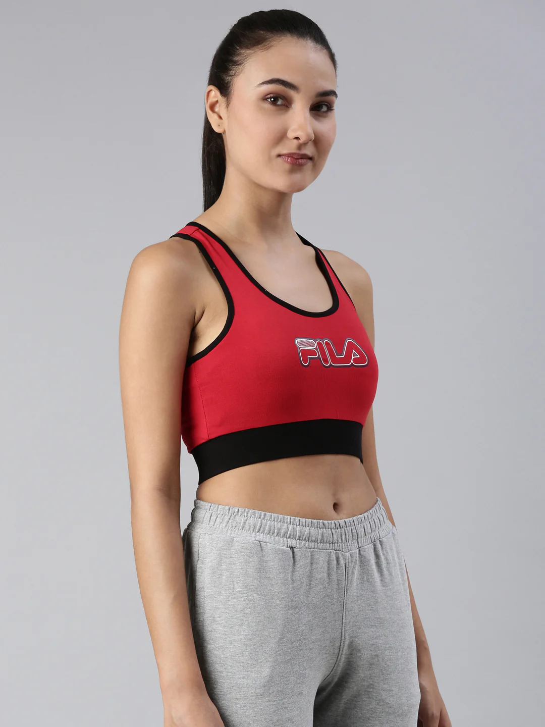 Fila Black Osheen Women's Sports Bra - Image 4