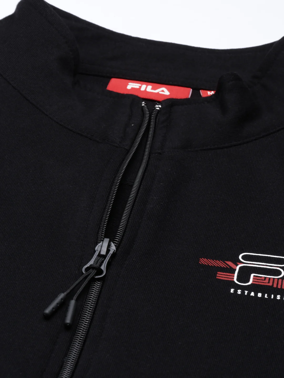 Fila Black Kasper Men's Sweat Jacket - Image 2