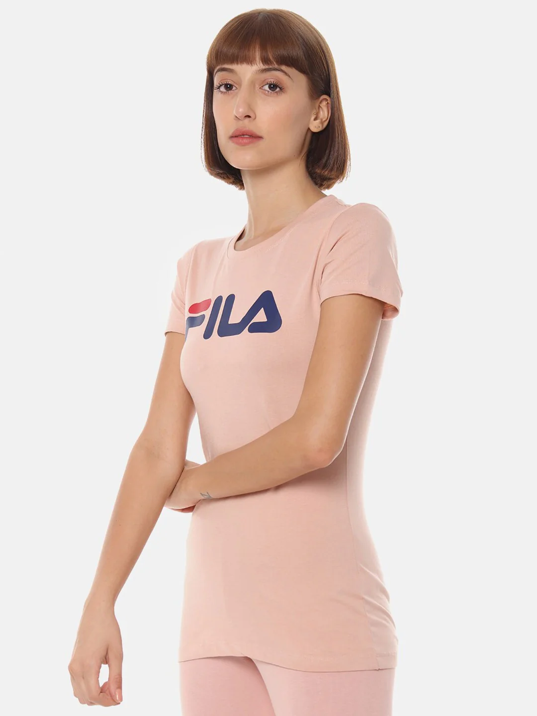 Fila White Rosemary Women's Logo T-Shirt - Image 4