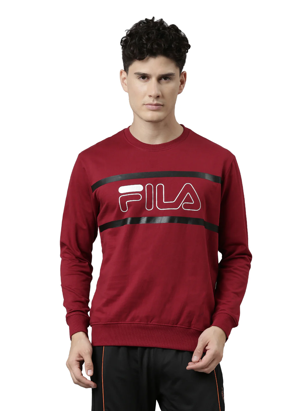 Fila Black Gareth Men's Sweatshirt