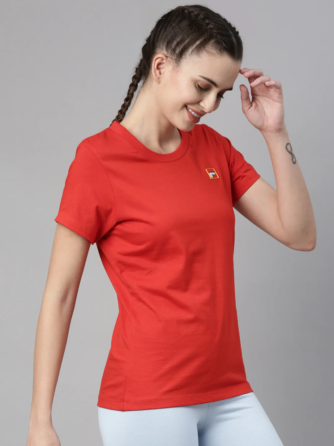 Fila Black Laura Women's Boxy Tee - Image 4
