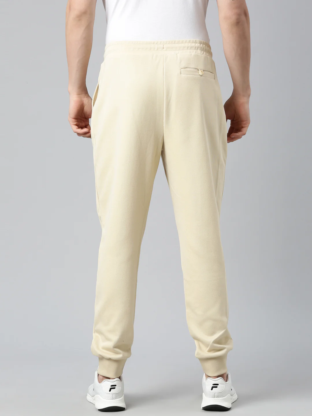 Fila Grey Andre Men's Cuffed Jogger - Image 4