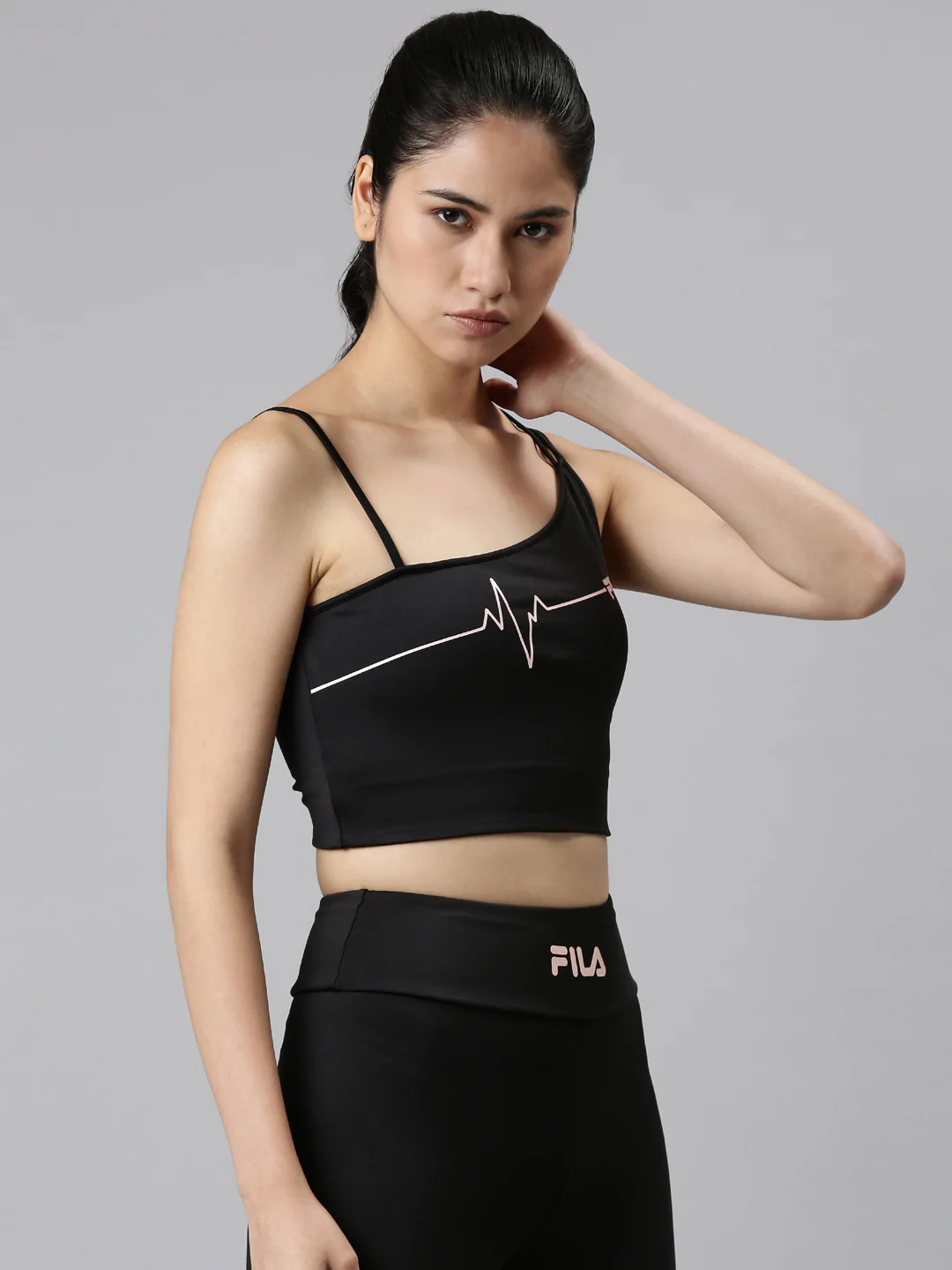 Fila Grey Enyo Women's Sports Bra - Image 3