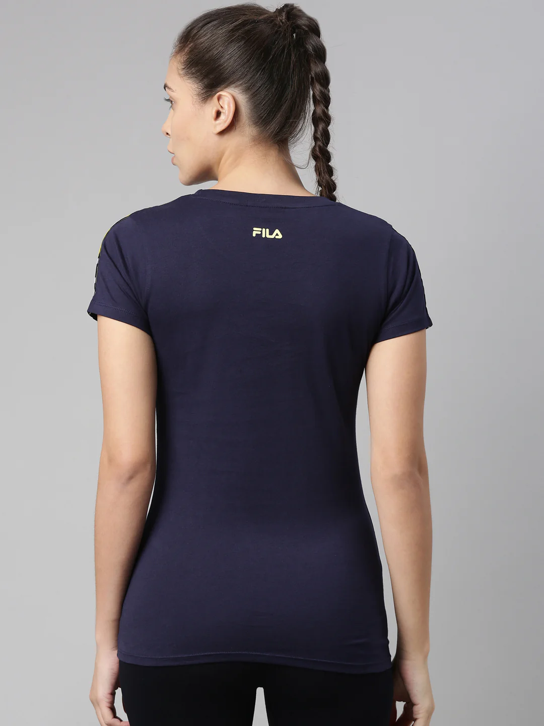 Fila Grey Trimay Women's Logo T-Shirt - Image 5
