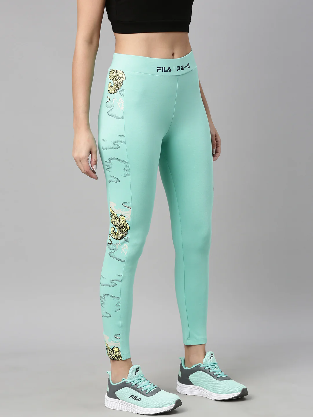 Fila Black Pamicer Women's Legging - Image 3