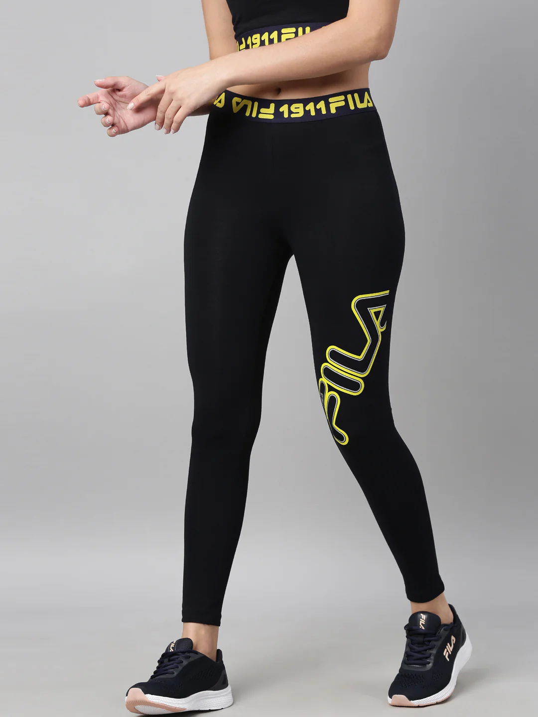 Fila Black TaSSe Women's Legging - Image 3