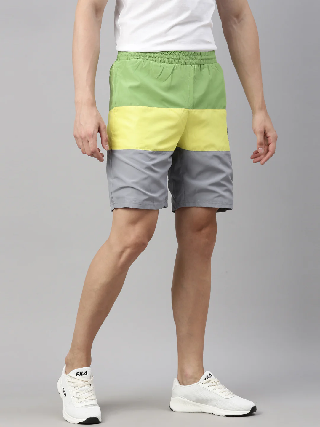 Fila Black Cessimo Men's Cut and Sew Shorts - Image 4