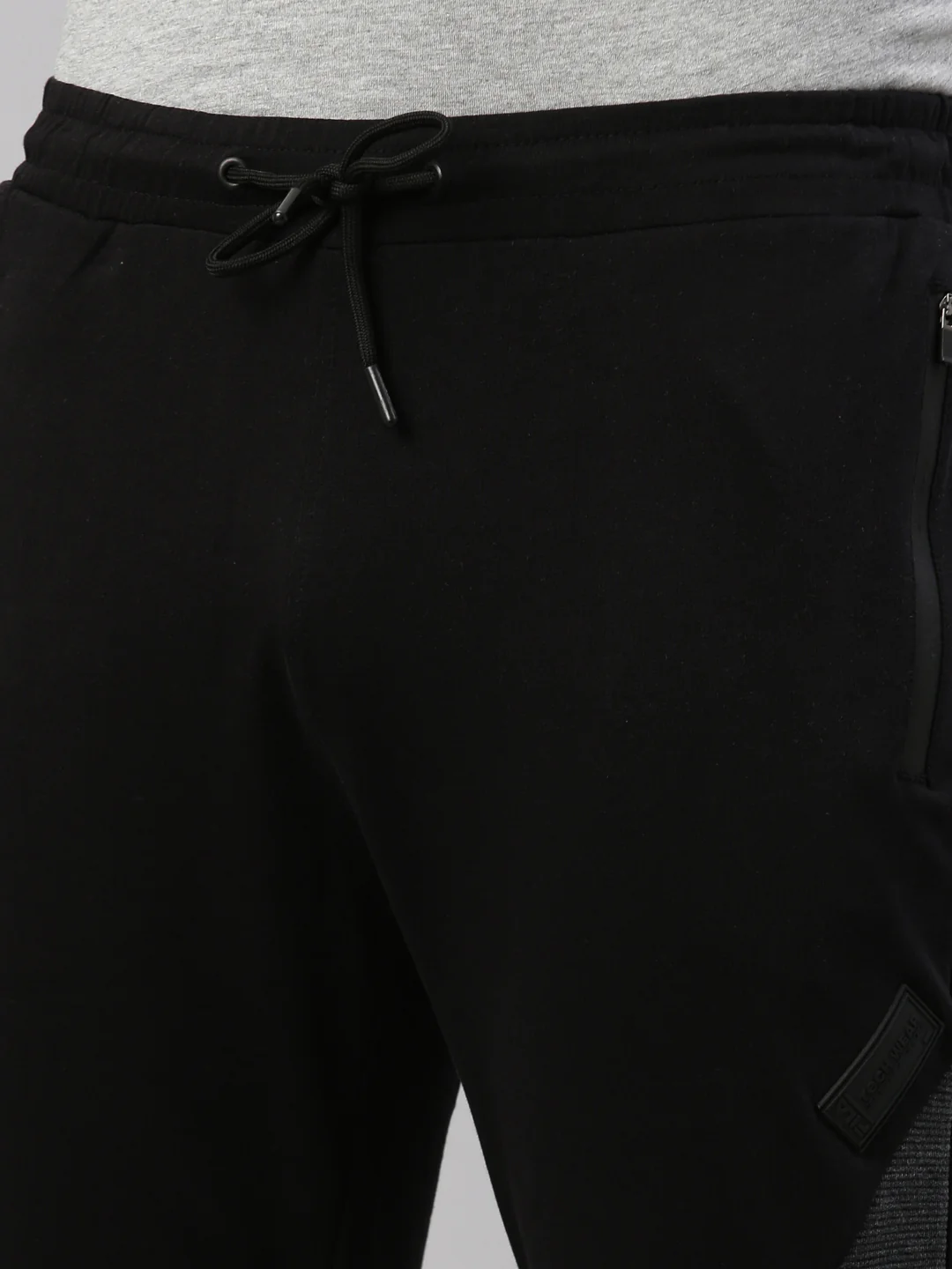 Fila Black Tellan Men's Cuffed Joggers - Image 2