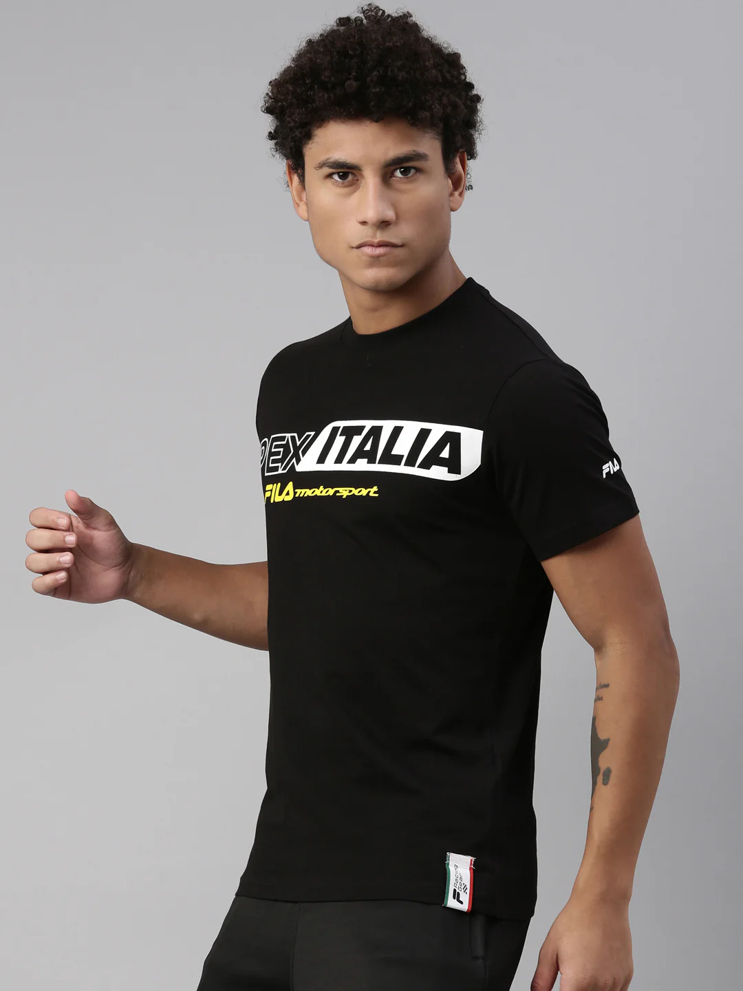 Fila Peacoat Ikkar Men's Graphic T-Shirt - Image 3