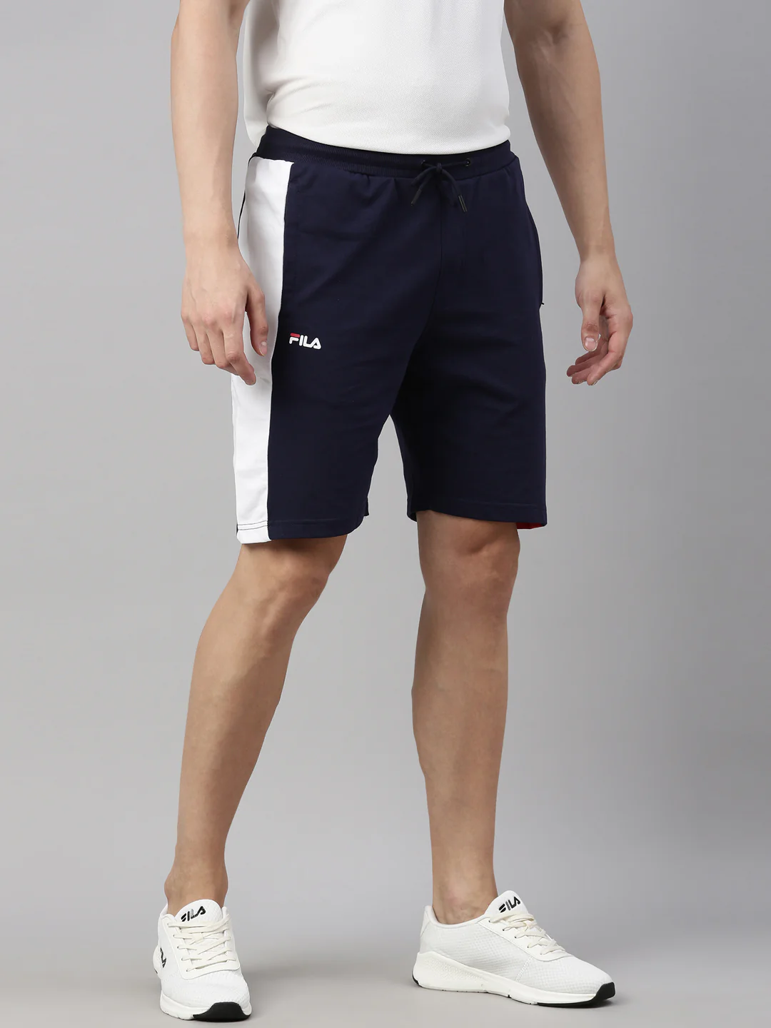 Fila Red Heerad Men's Cut and Sew Shorts - Image 4