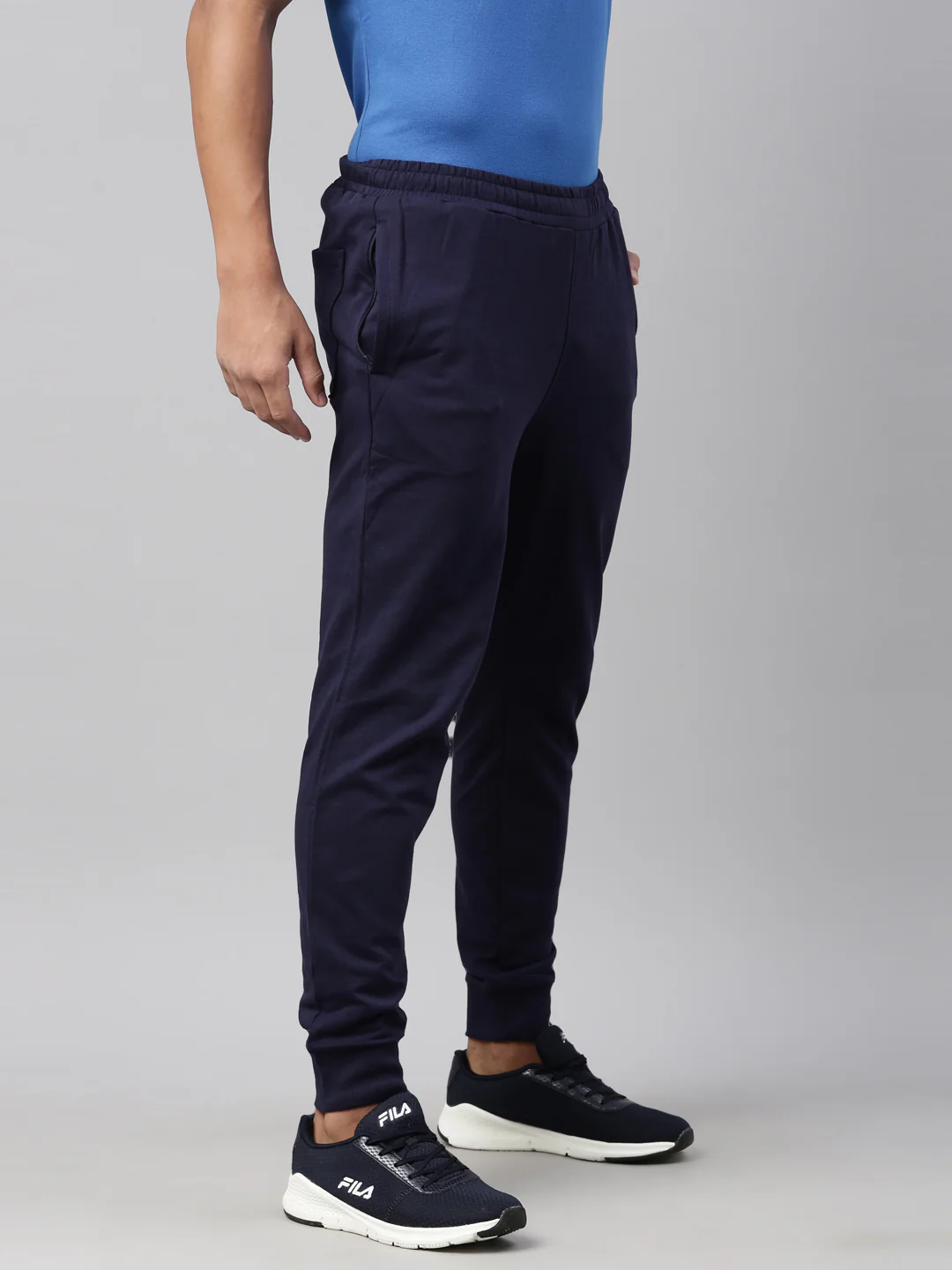 Fila Black Kagu Men's Ribbed Jogger - Image 4