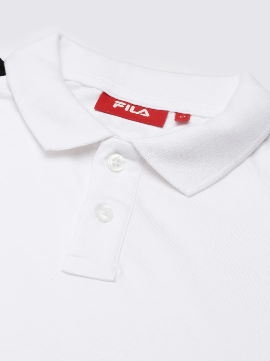 Fila Grey Somnath Men's Cut and Sew Polo - Image 2