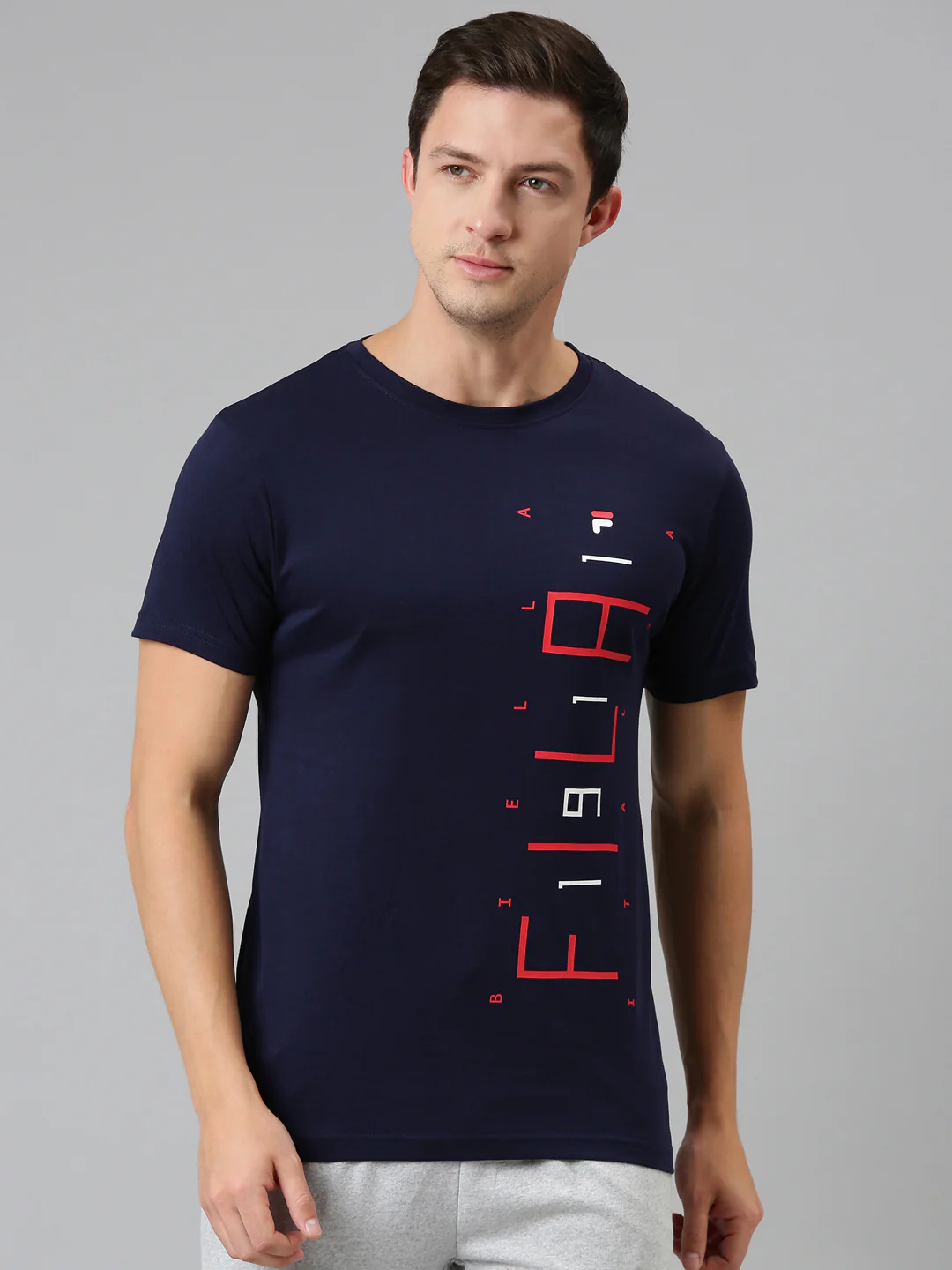 Fila Grey Joon Men's Graphic T-Shirt - Image 2