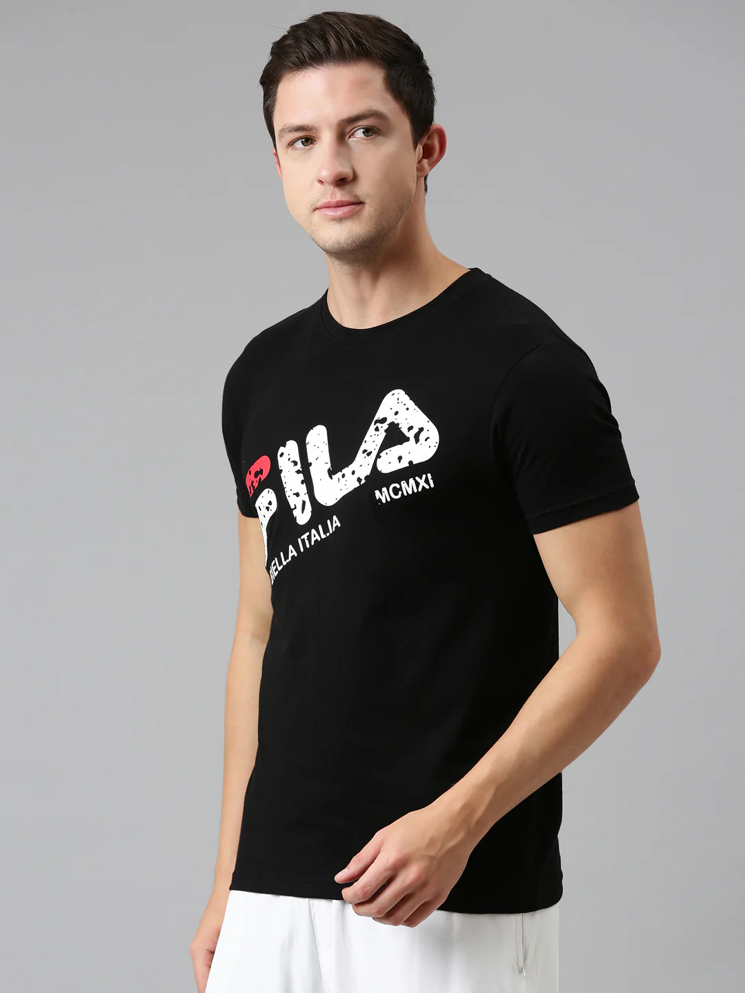 Fila Grey Chuck Men's Graphic T-Shirt - Image 3