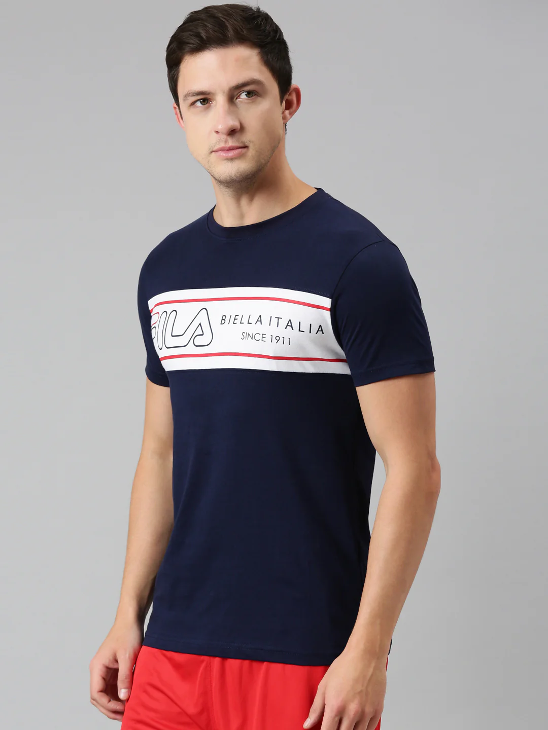 Fila Pink Mohan Men's Logo T-Shirt - Image 3