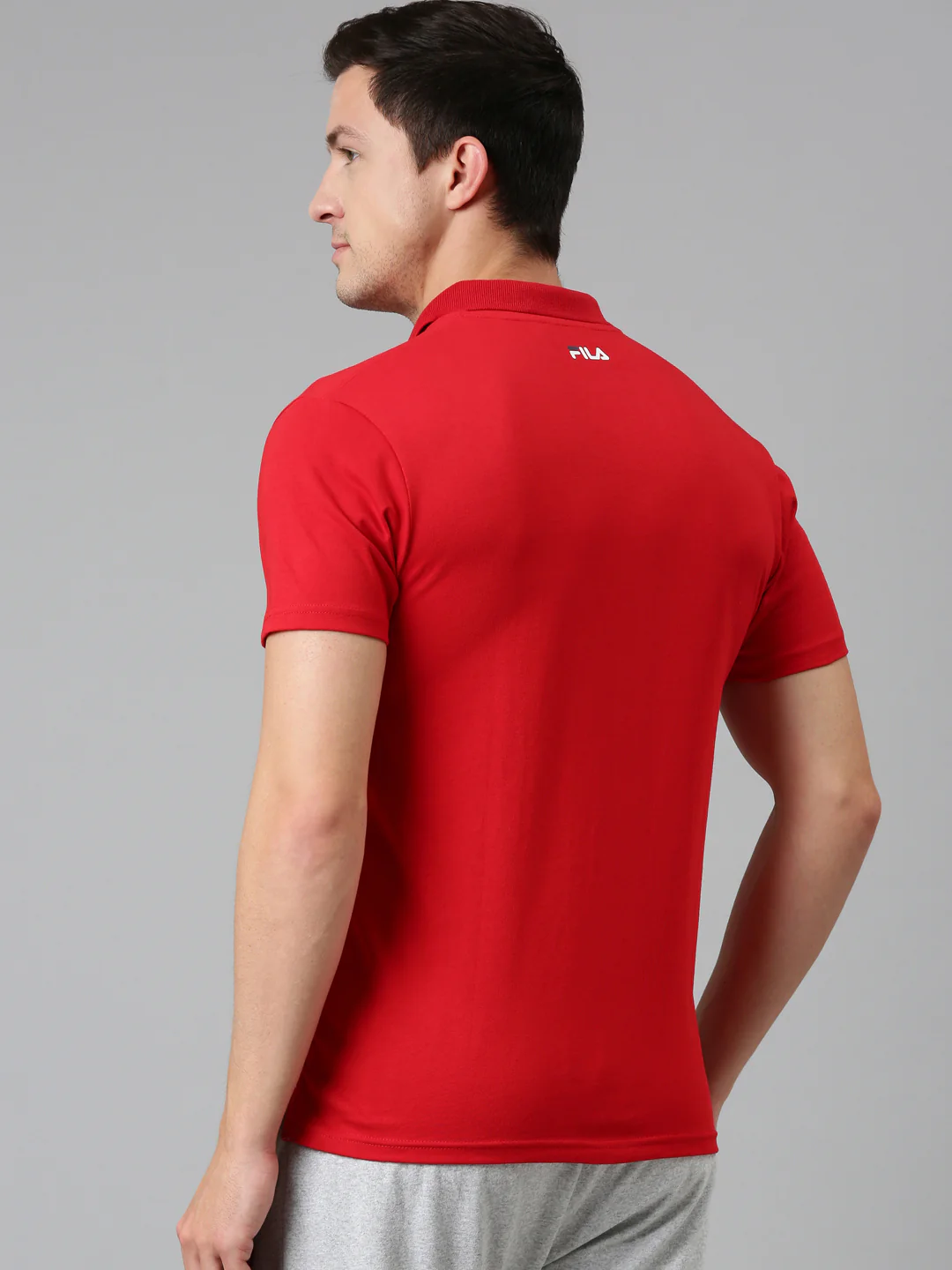 Fila Pink Vikas Men's Cut and Sew Polo - Image 5