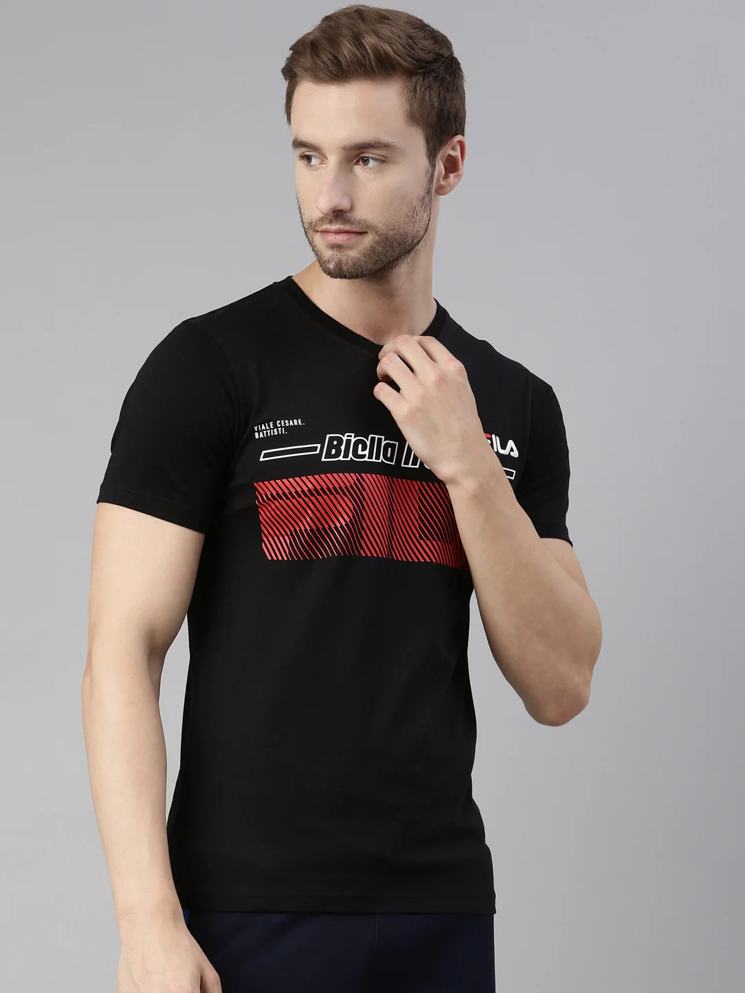 Fila Red Canca Men's Graphic T-Shirts - Image 4