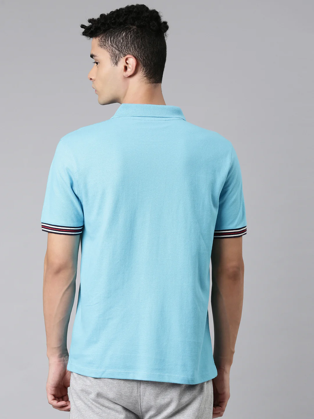 Fila Black Omari Men's Half Sleeve Polos - Image 5