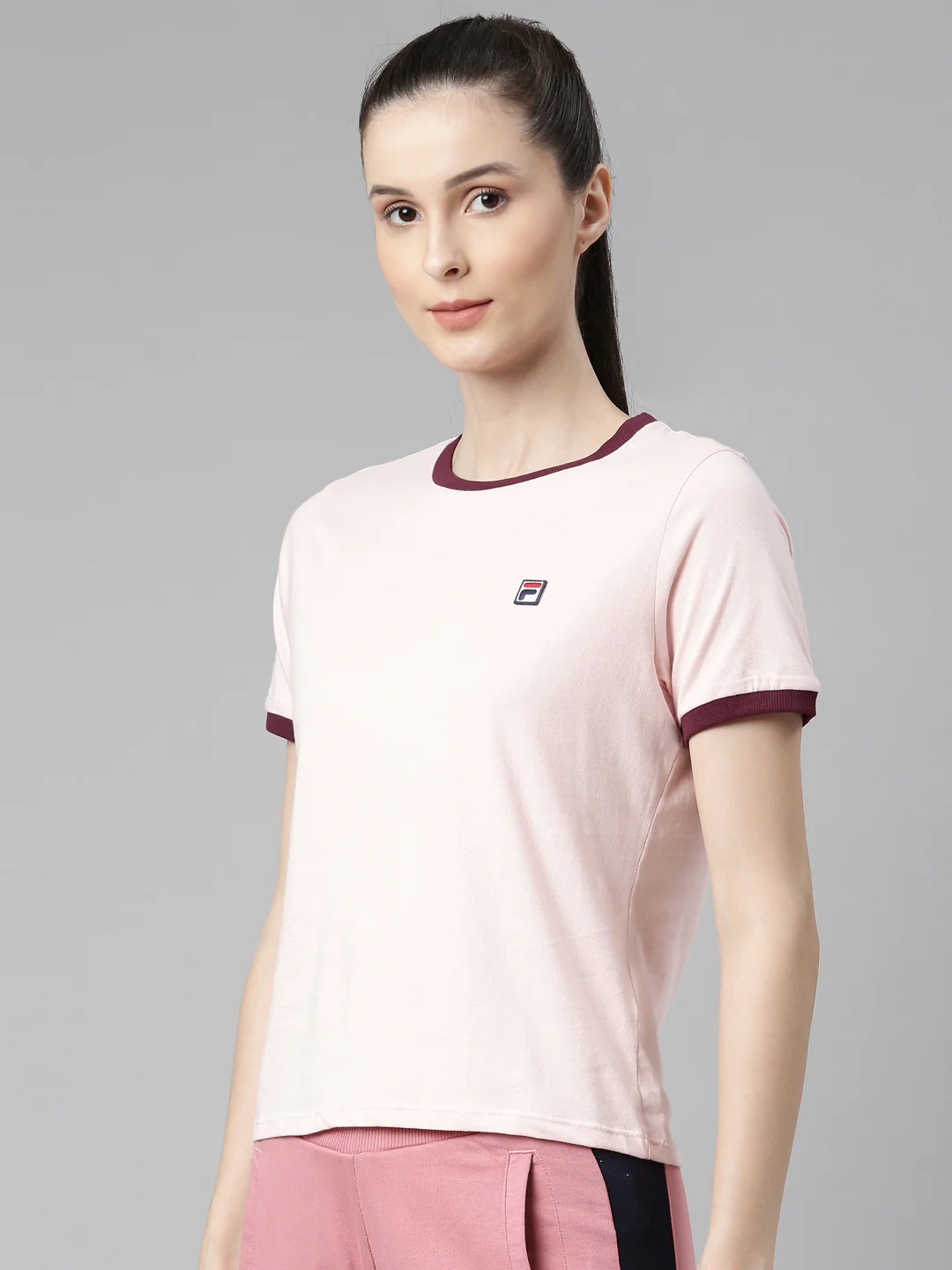 Fila Red Marcia Women's Short Sleeve T-Shirt - Image 3