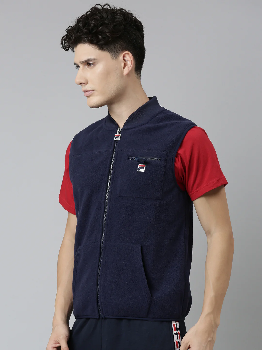 Fila Red Grant Men's Jacket - Image 4