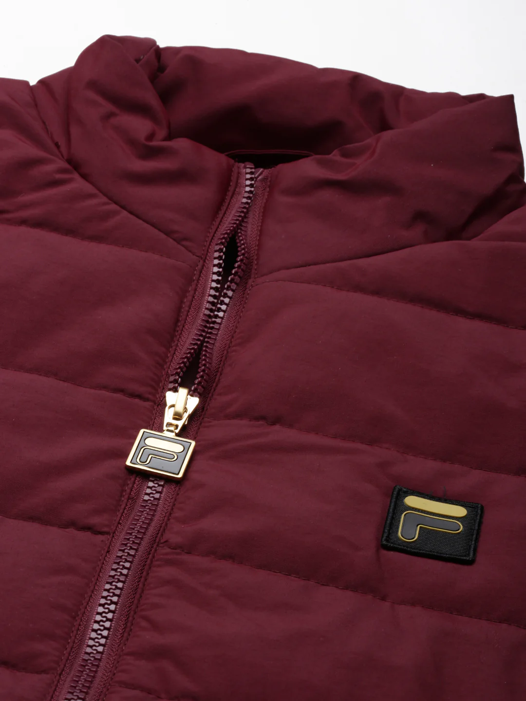 Fila Grey Biaggi Bomber Men's Quilted Jacket - Image 3