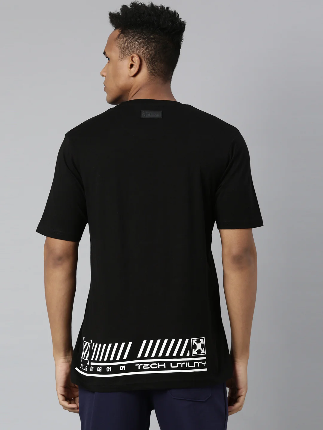 Fila Black Moris Men's Graphic T-Shirt - Image 5