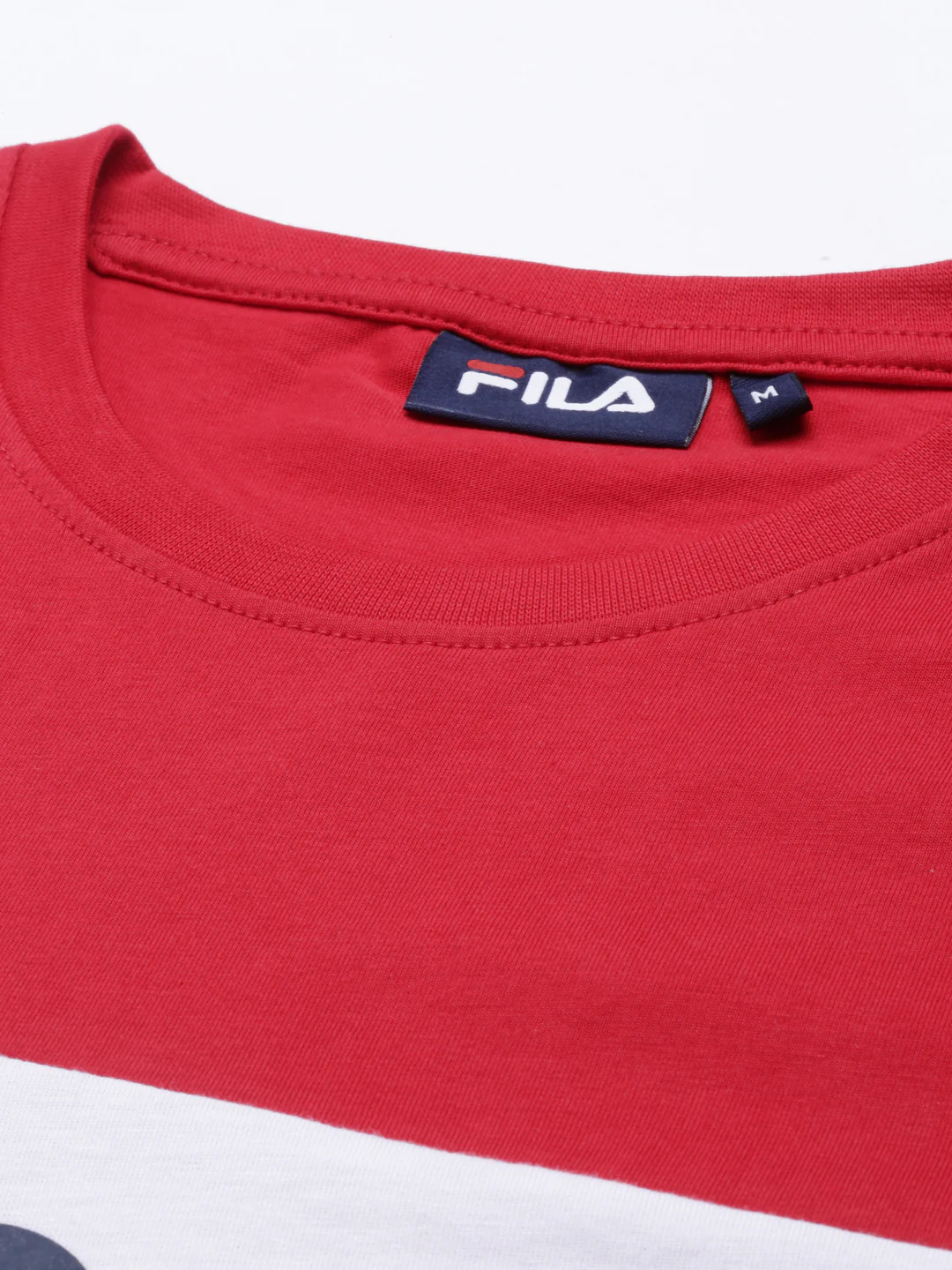 Fila White Anwar Ss Men's Cut and Sew T-Shirt - Image 2