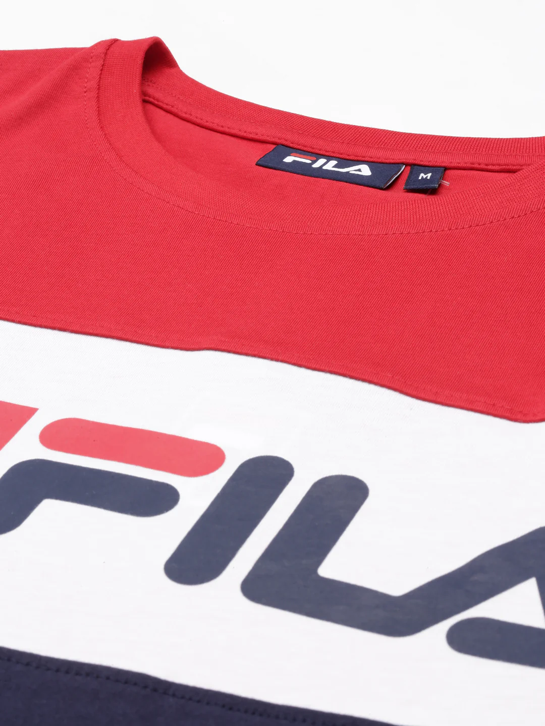Fila White Katta Men's Cut and Sew T-Shirt - Image 2
