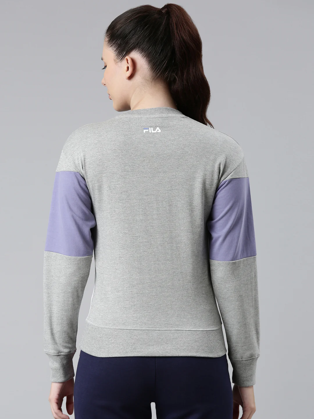 Fila White Kayleola Women's Crew Sweat Shirt - Image 5