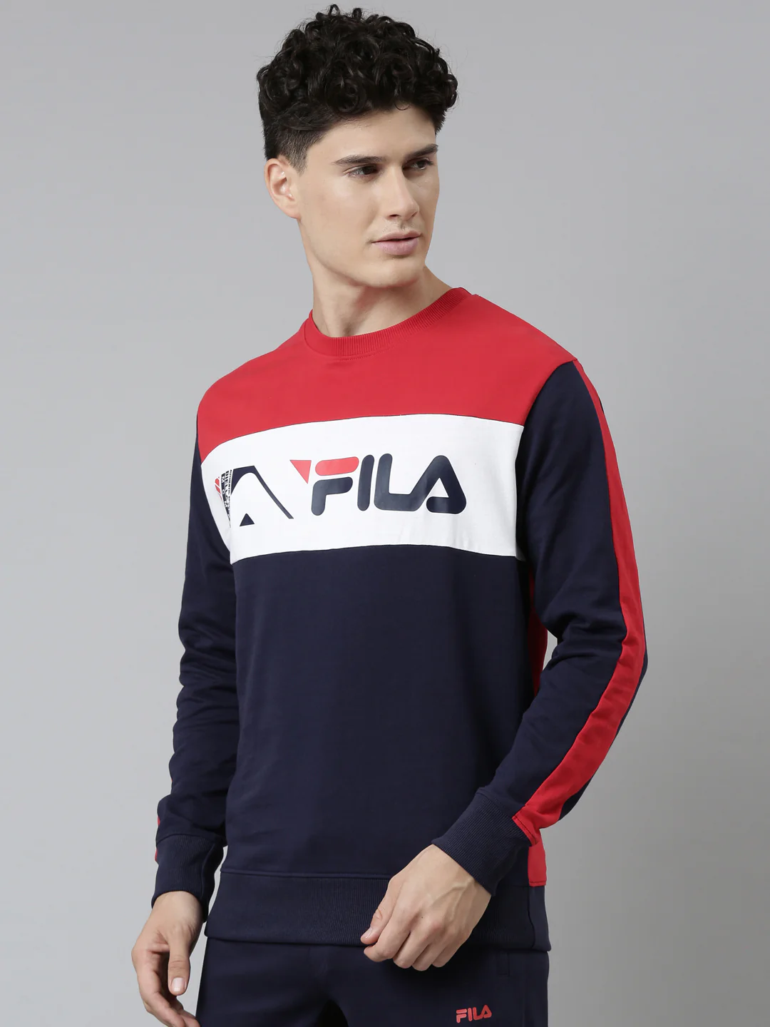 Fila Peacoat Korra Men's Sweatshirt - Image 3