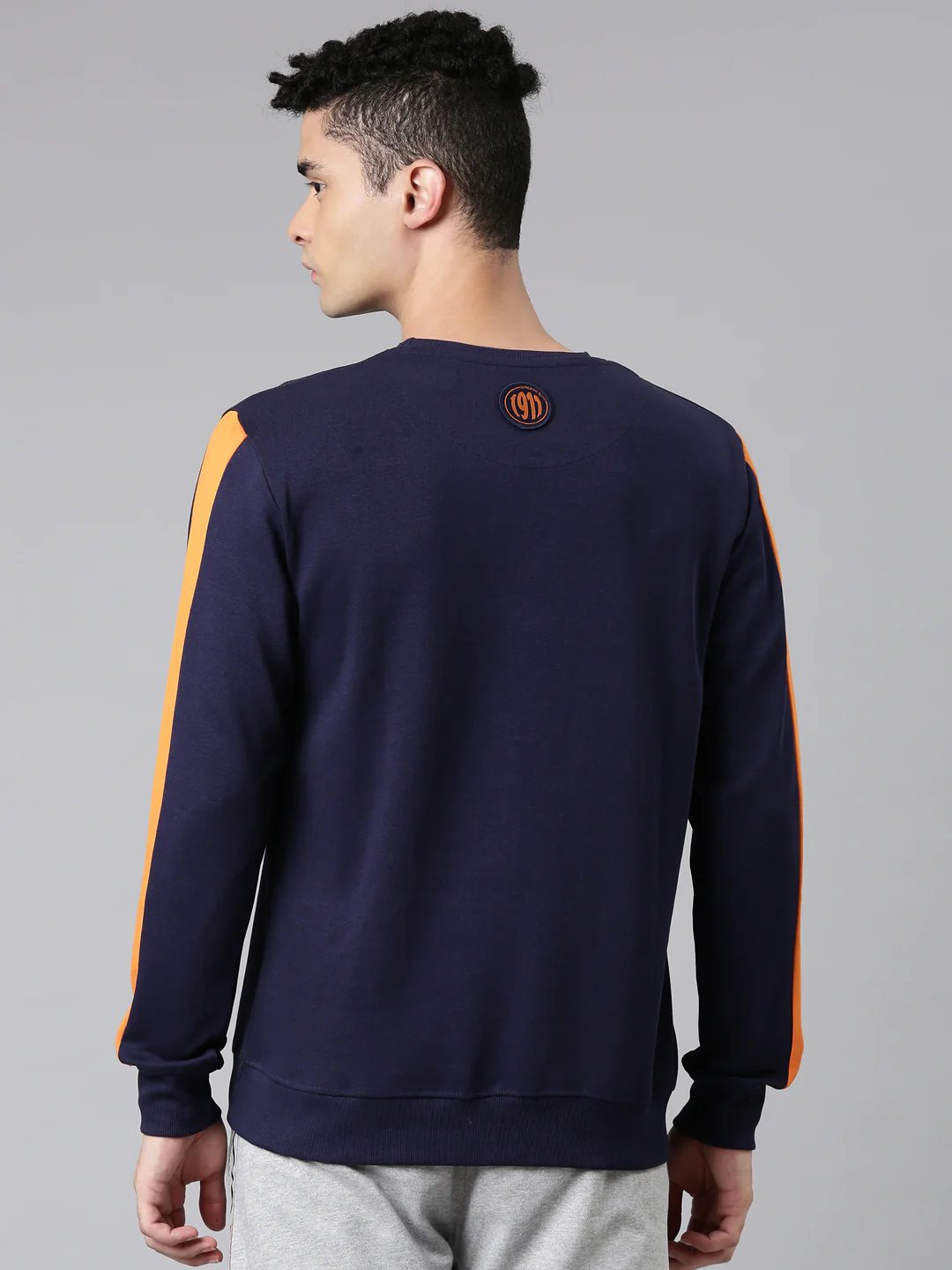 Fila White Reck Men's Full Sleeve Sweatshirt - Image 5