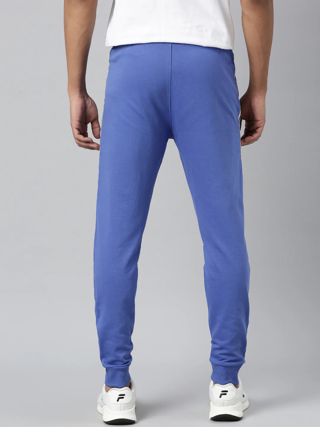 Fila White Brenden Men's Ankle length Jogger - Image 5