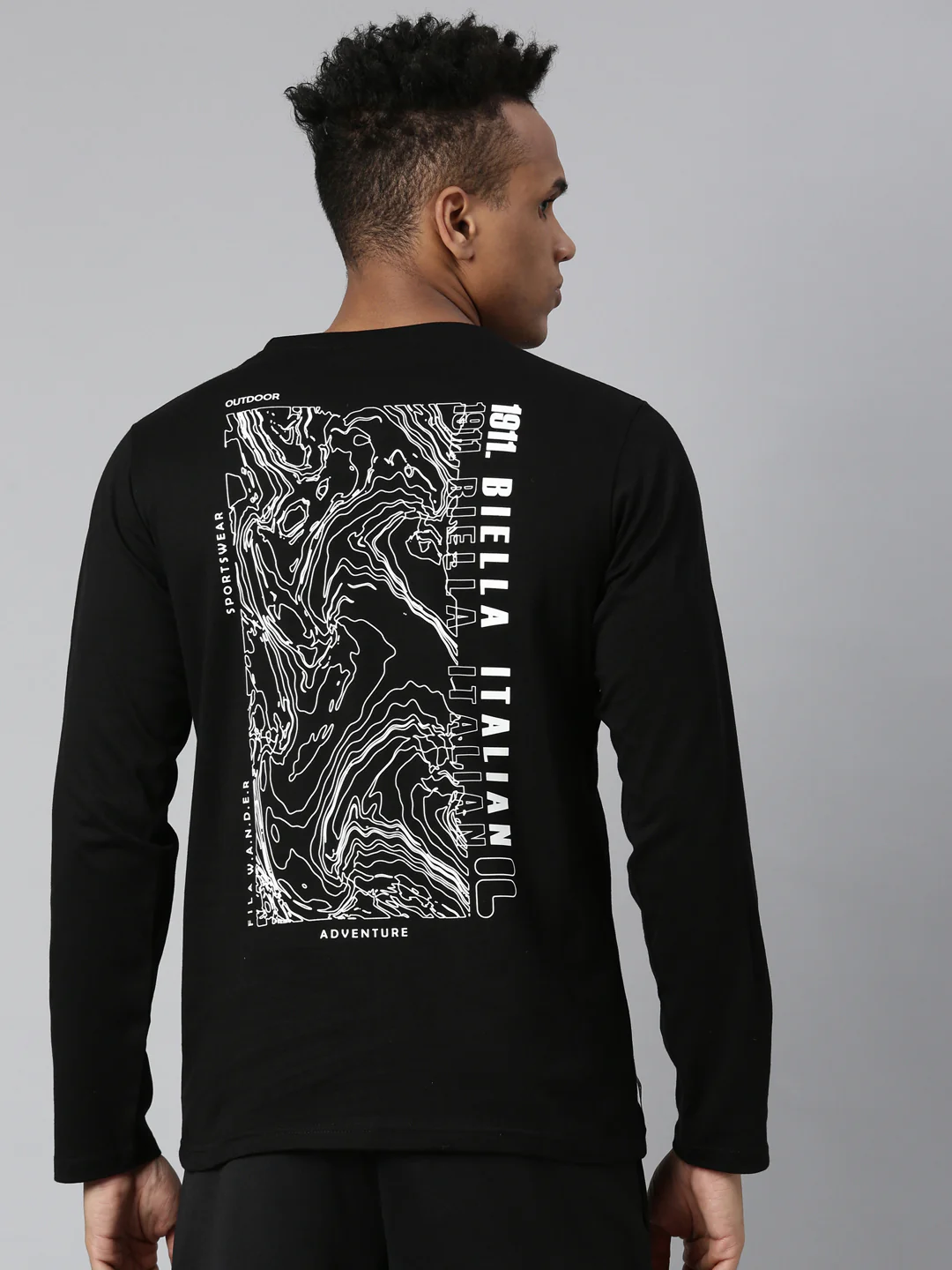 Fila White Sandy Men's Graphic T-Shirt - Image 5
